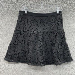 LOFT Tube Skirt Women's Small Black Eyelet‎ Tube Skirt Ladies Small